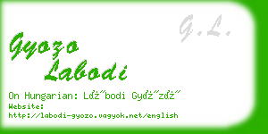 gyozo labodi business card